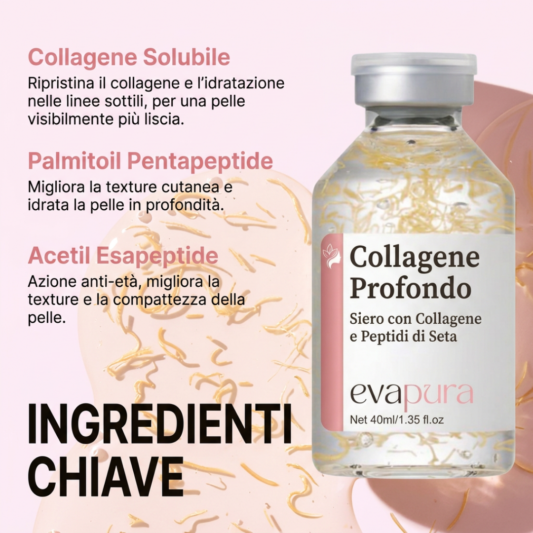 Evapura | Siero con Collagene e Peptidi di Seta
